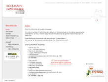 Tablet Screenshot of kollmann-immo.de